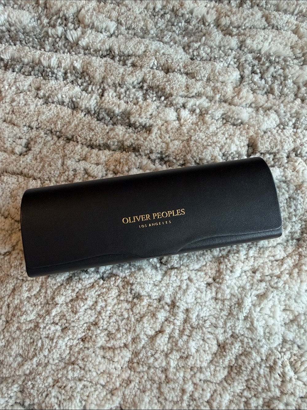 Oliver Peoples Dark Brown Eyewear Case